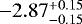 $-2.87^{&#x002B;0.15}_{-0.15}$