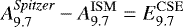\begin{equation*}A^{\mathrm{\textit{Spitzer}}}_{9.7} - A^{\mathrm{ISM}}_{9.7} = E^{\mathrm{CSE}}_{9.7} \end{equation*}