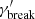 $ \gamma^\prime_{\rm break} $