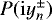 $P(\mathrm{i}y_n^{\pm})$