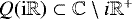 $Q(\mathrm{i}\mathbb{R})\subset \mathbb{C} \setminus i \mathbb{R}^&#x002B;$