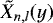 $\tilde{X}_{n,l} (y)$