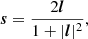 $$ \begin{aligned}&\boldsymbol{s} = \frac{2\boldsymbol{l}}{1+|\boldsymbol{l}|^2}, \end{aligned} $$