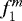 Mathematical equation: $f_{1}^{m}$