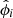 $ \hat{\phi}_i $