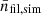 $ \bar{n}_{\mathrm{fil, sim}} $
