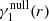 $ \gamma_{1}^{\mathrm{null}}(r) $