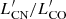 $ L^\prime_{\mathrm{CN}}/L^\prime_{\mathrm{CO}} $