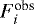 $F^{\textrm{obs}}_i$