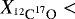 $X_{^{12}\textrm{C}^{17}\textrm{O}} <$