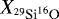 $X_{^{29}\textrm{Si}^{16}\textrm{O}}$
