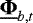 $\underline{\bm{\Phi}}_{b, t}$
