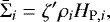 \begin{equation*} \bar{\Sigma}_{i} = \zeta^{\prime} \rho_{i} H_{\textrm{P}, i} ,\end{equation*}