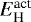 $E^{\textrm{act}}_{\textrm{H}}$