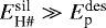 $E^{\textrm{sil}}_{\textrm{H}{{\#}}} \gg E^{\textrm{des}}_{\textrm{p}}$