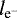 $l_{\textrm{e}^-}$