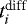 $t^{\textrm{diff}}_i $