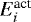 $E^{\textrm{act}}_i $