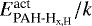 $E^{\textrm{act}}_{\textrm{PAH-H}_{\textrm{x,H}}}/k$