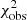 $ \chi^{2}_{\mathrm{obs}} $