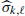 $ \widehat{\sigma}_{k,\ell} $