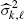 $ \widehat{\sigma}_{k,\ell}^2 $