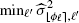 $ \min\nolimits_{\ell^\prime} \widehat{\sigma}_{\lfloor \phi_{\ell} \rceil,\ell^{\prime}}^2 $