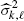 $ \widehat{\sigma}_{k,\ell}^2 $