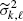 $ \widetilde{\sigma}_{k,\ell}^2 $