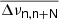 $ \overline{ \Delta \nu_{\mathsf{n,n+N}}} $