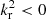 $ k_{\rm r}^2 < 0 $