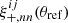 $ \xi_{+,nn}^{ij}(\theta_{\mathrm{ref}}) $