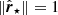 $ \|\hat{\boldsymbol{r}}_\star\|=1 $
