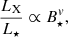 $$ \begin{aligned} \frac{L_{\rm X}}{L_\star }\propto B_\star ^{ v}, \end{aligned} $$