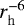 $r_{\textrm{h}}^{-6}$