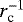 $r_{\textrm{c}}^{-1}$