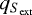 $q_{S_{\rm{ext}}}$
