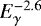 $E_{\gamma}^{-2.6}$