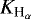 $K_{{\textrm{H}_{\alpha}}}$