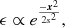 $$ \begin{aligned} \epsilon \propto e^{\frac{-{\boldsymbol{x}}^2}{2 s^2}}, \end{aligned} $$