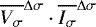 ${\overline{V_{\sigma}}^{\Delta \sigma}} \cdot {\overline{I_{\sigma}}^{\Delta \sigma}}$