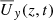$ {\overline{U}}_y(z,t) $