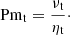 $$ \begin{aligned} {\mathrm{Pm}_{\rm t}}=\frac{\nu _{\rm t}}{\eta _{\rm t}}\cdot \end{aligned} $$