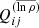 $ Q_{ij}^{({\overline{\ln\rho}})} $