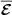 $ {\overline{{\boldsymbol{\mathcal{E}}}}} $