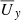 $ {\overline{U}}_y $