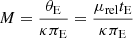 $$ \begin{aligned} M=\frac{\theta _{\rm E}}{\kappa \pi _{\rm E}} = \frac{\mu _{\rm rel} t_{\rm E}}{\kappa \pi _{\rm E}} \end{aligned} $$