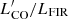 $ L^{\prime}_{\mathrm{CO}}/L_{\mathrm{FIR}} $