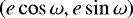 $\left( e\cos\omega, e\sin\omega \right)$