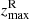 $ z_{{\max}}^{\mathrm{R}} $